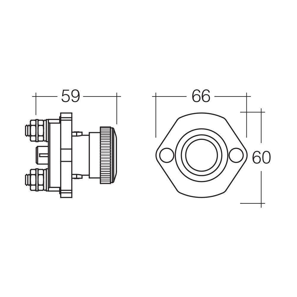 Narva Car & Truck Emergency Stop Cut Off Kill Press Push Switch 12 24 Volt 61030
