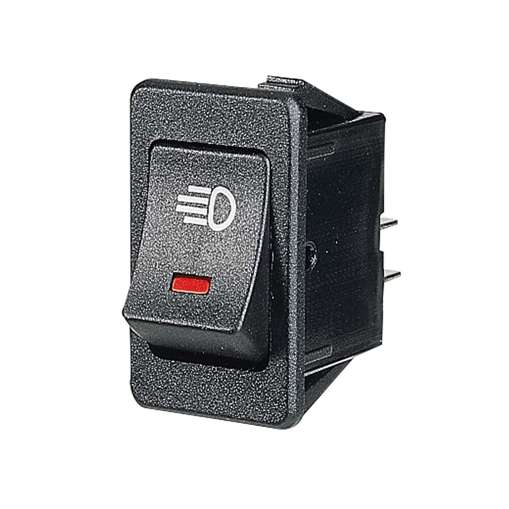Narva 63026BL Off/On Rocker Switch With Red LED And Driving Lamp Symbol
