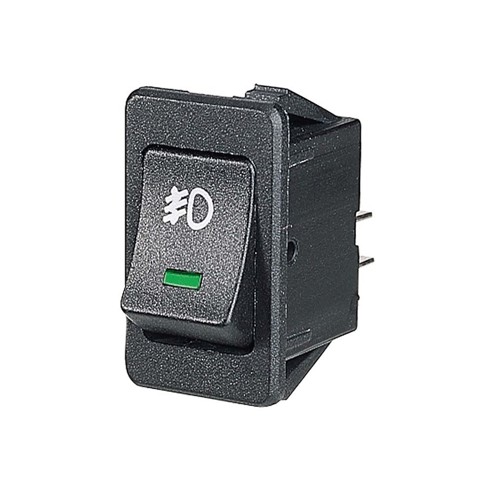 Narva 63027BL Off/On Rocker Switch With Green LED And Front Fog Symbol