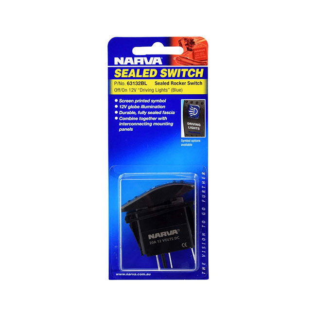 Narva Blue Driving Lamps Lights Rocker Switch