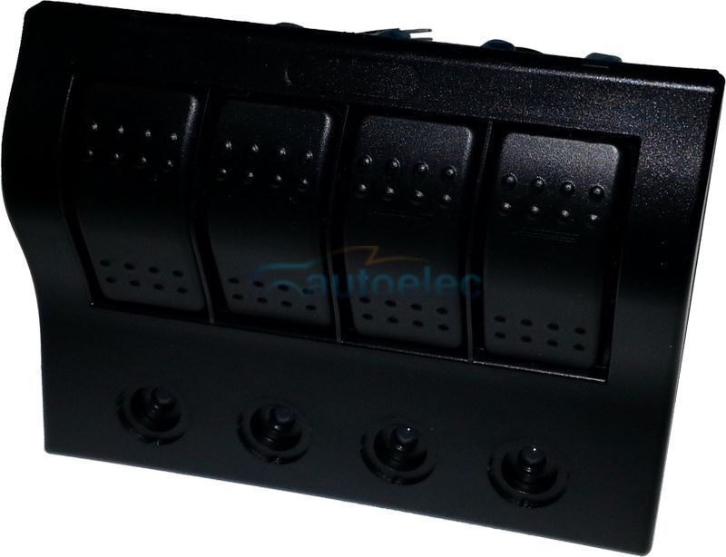 Narva 4x Switch Switches Panel C/B Caravan Marine Boat Rocker Led 12V 63191