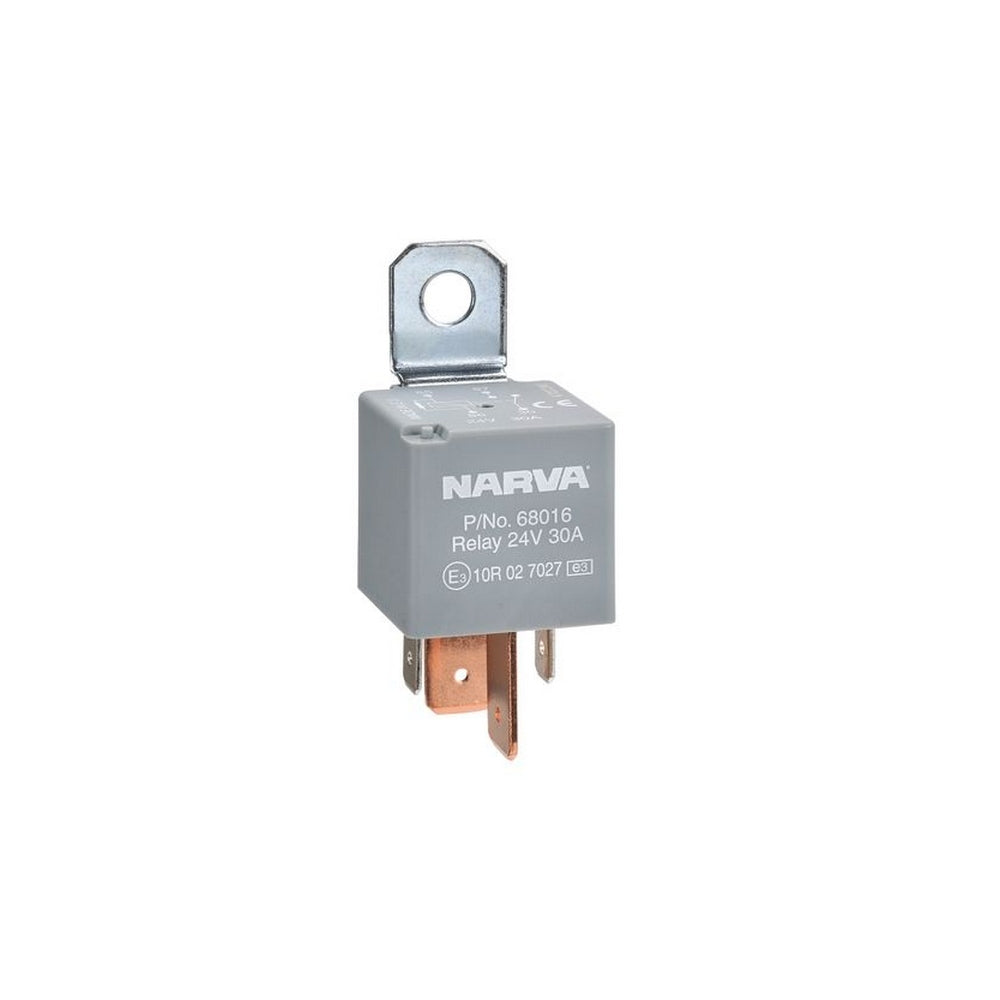Narva 24V 30A Normally Open 4 Pin Relay with Resistor