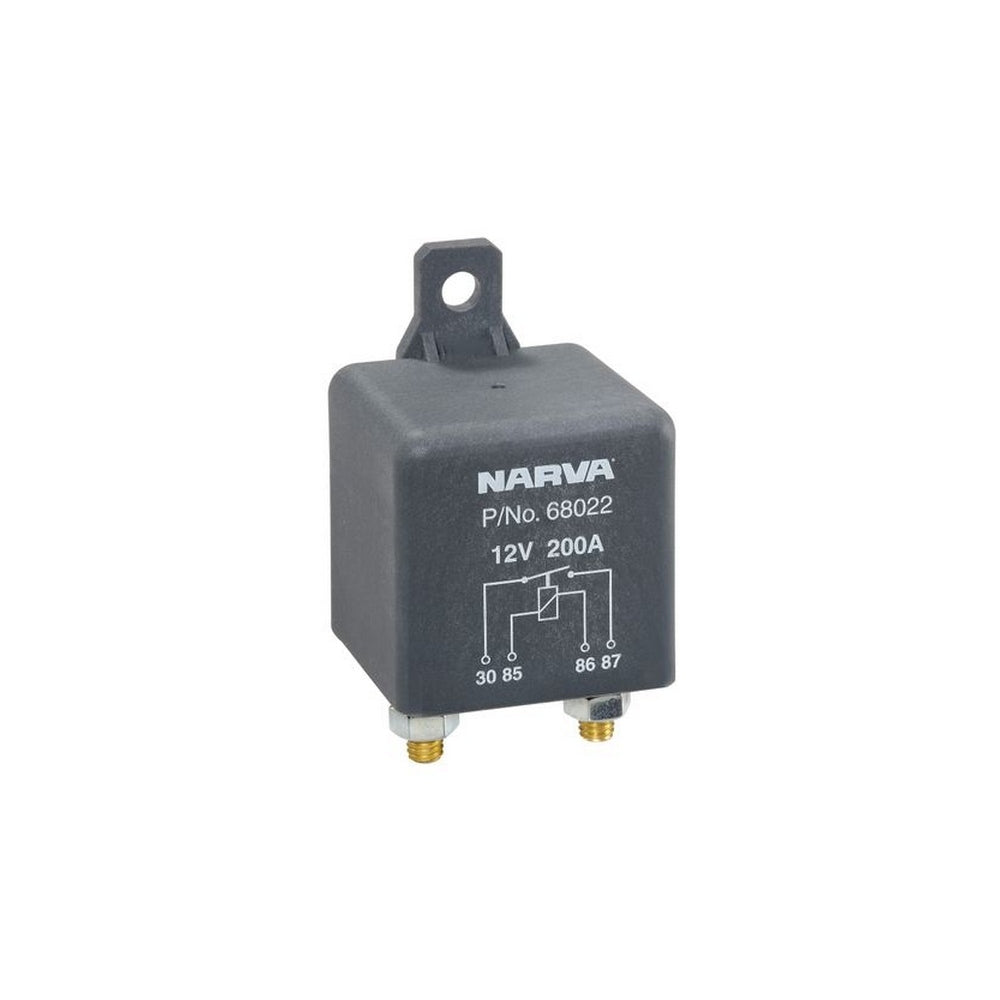 Narva 12V 200A Normally Open 4 Pin Heavy Duty Relay