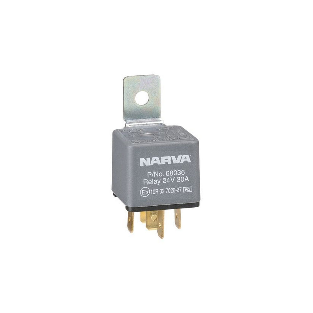 Narva 24V 30A Normally Open 5 Pin Relay with Resistor Blister Pack Of 1