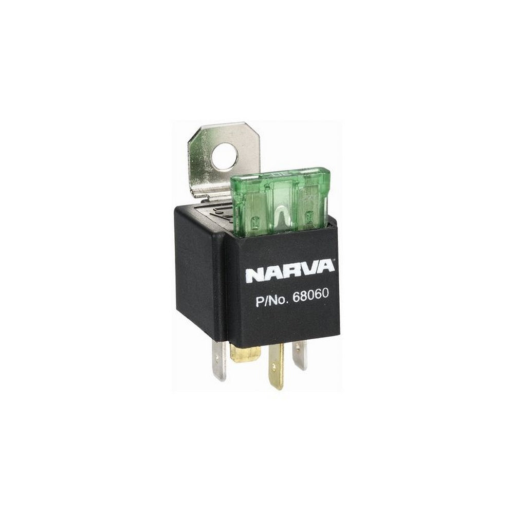 Narva 12V 30A 4 Pin Fused Relay