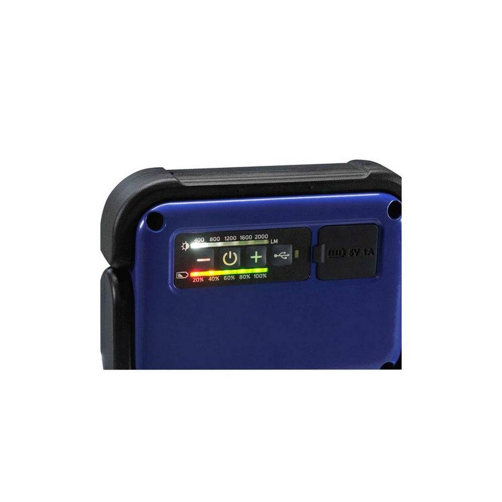 Narva 2000 Lumen Rechargeable Straight Folding ALS LED Work Light