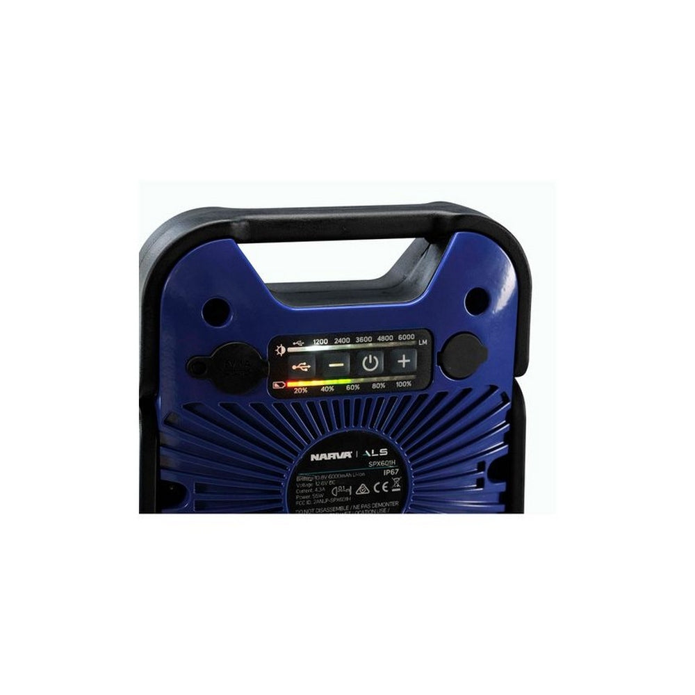 Narva 6000 Lumen Heavy Duty Rechargeable & Corded ALS LED Spot Light