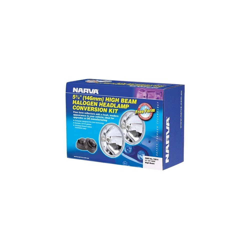 Narva Halogen Headlamp - H1 Conversion Kit - 5 3/4" High Beam Free Form