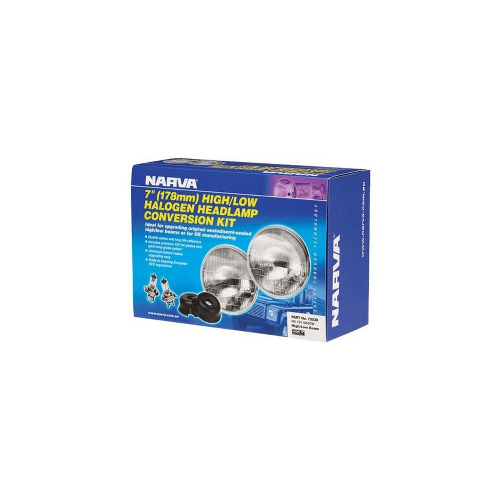 Narva Halogen Headlamp - H4 Conversion Kit -7'' High/Low Beam