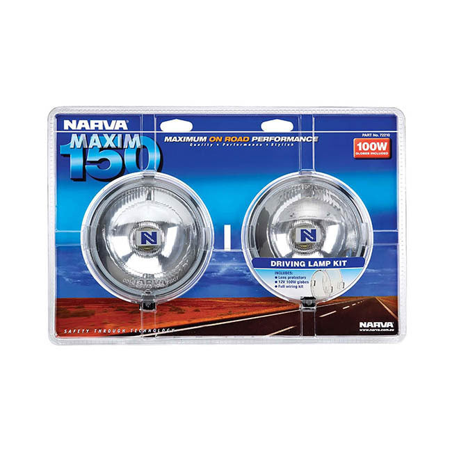 Narva Maxim 150 Driving Light Lights Spotlights Kit 4x4 4wd New 100W 12V 72210