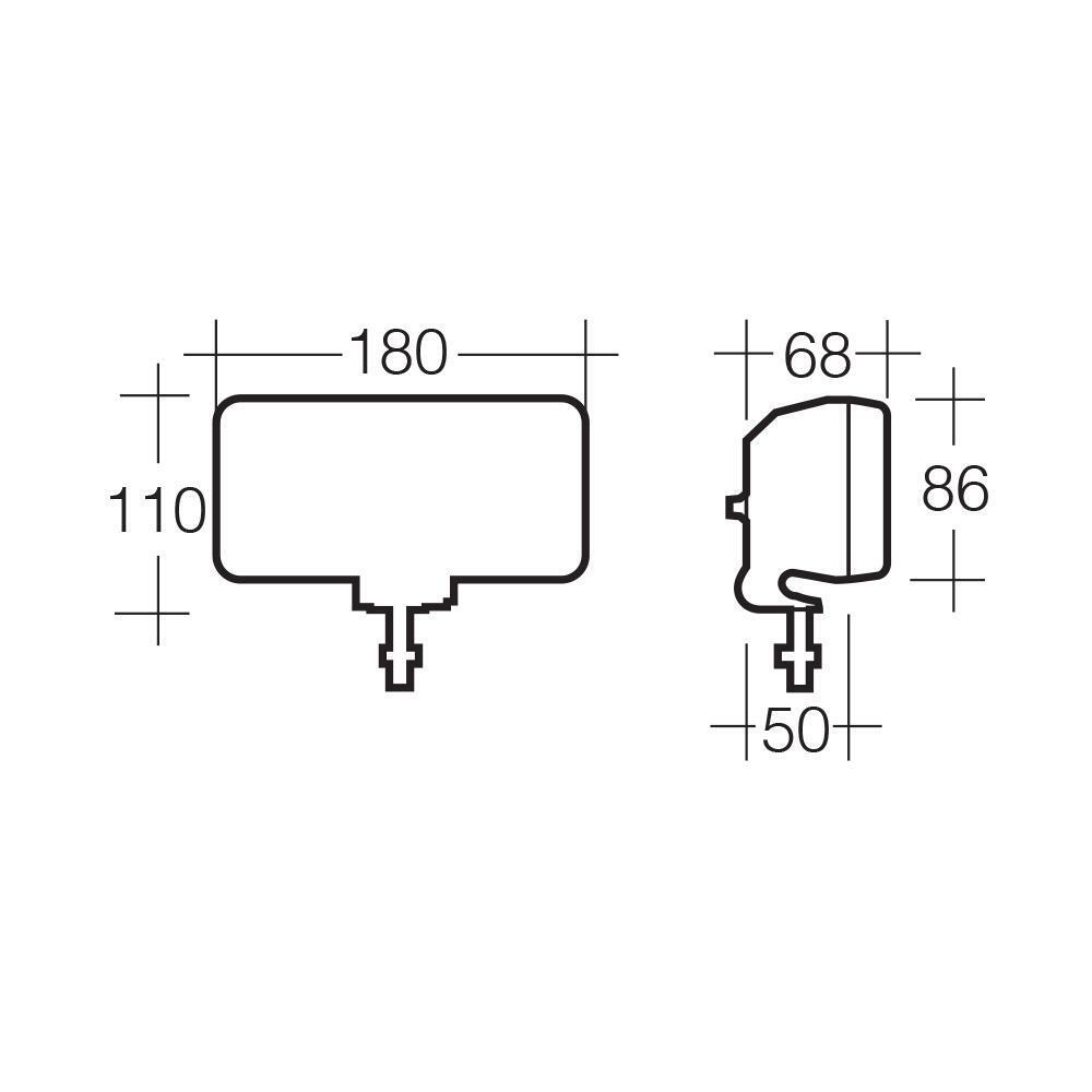 Narva Maxim 180/85 100W Rectangle Driving Lights