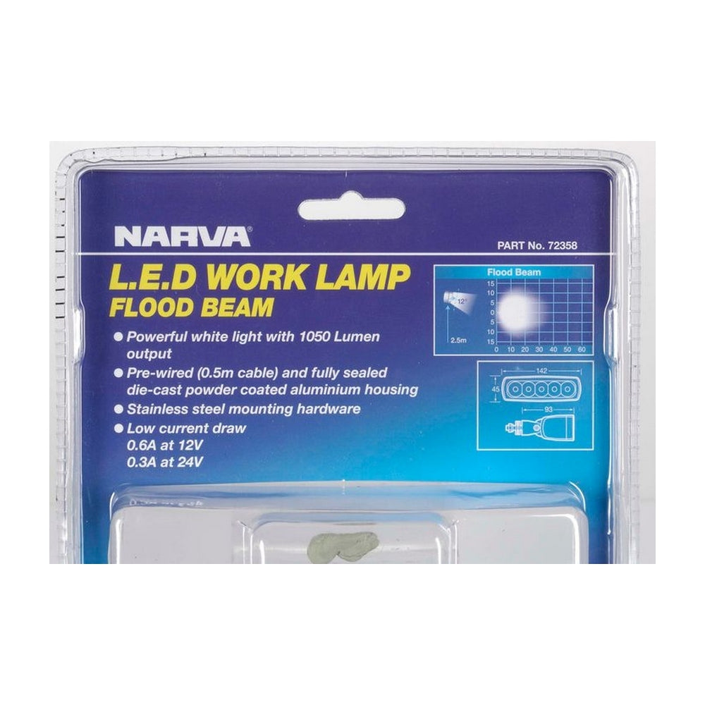 Narva 9-36V LED Work Lamp 15W