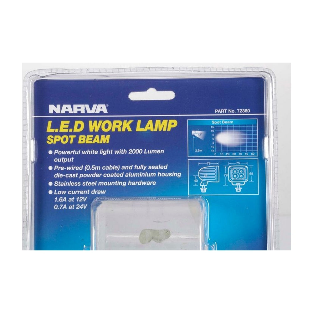 Narva 9-36V LED Work Lamp 20W