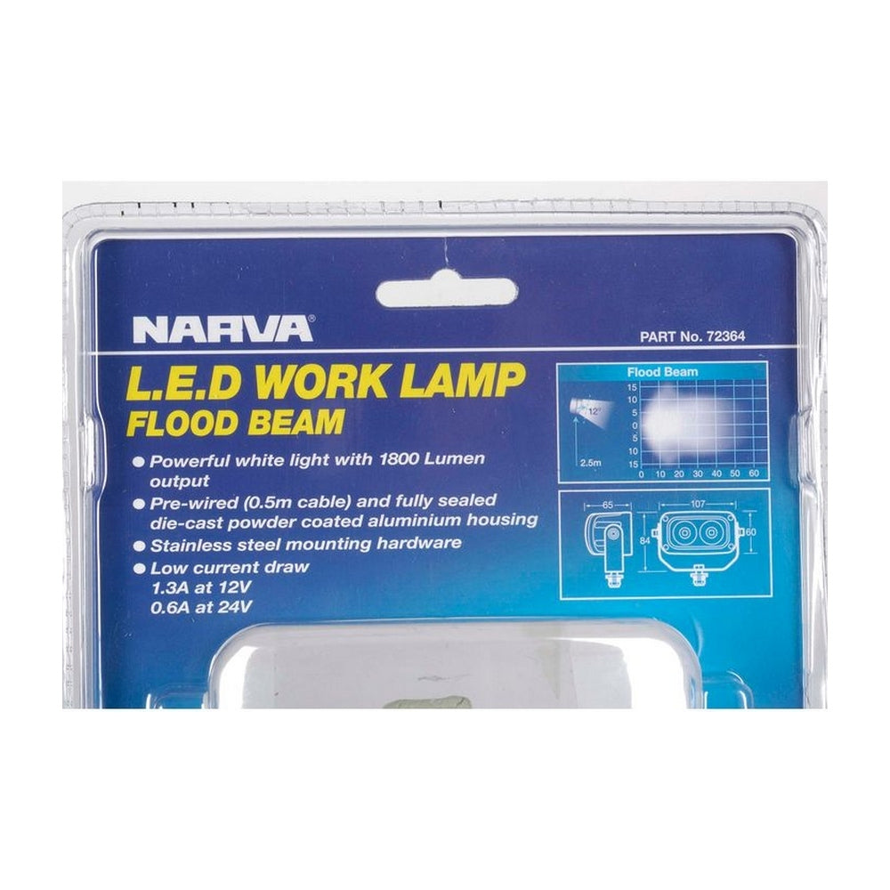 Narva 9-36V LED Work Lamp 20W
