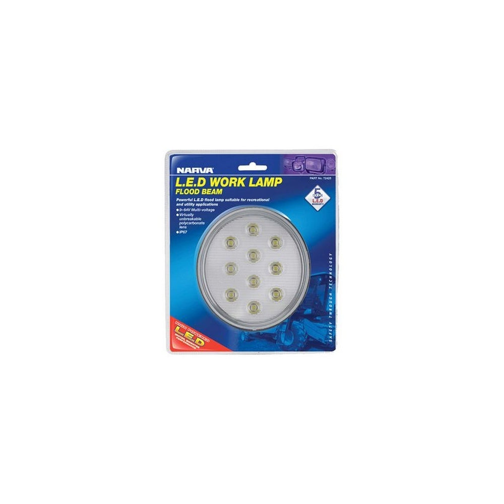 Narva 9-33V LED Work Lamp Flood Beam