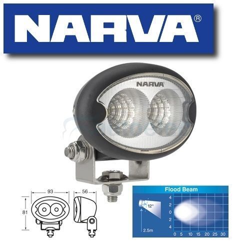Narva Led Worklight Work Light Flood Beam 12 12V 24 24V New Waterproof 72446