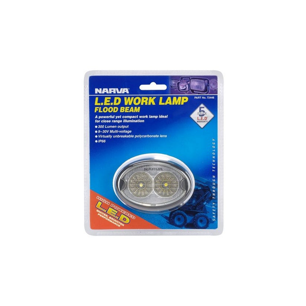 Narva 9-64V LED Work Lamp Flood Beam - 1000 Lumens