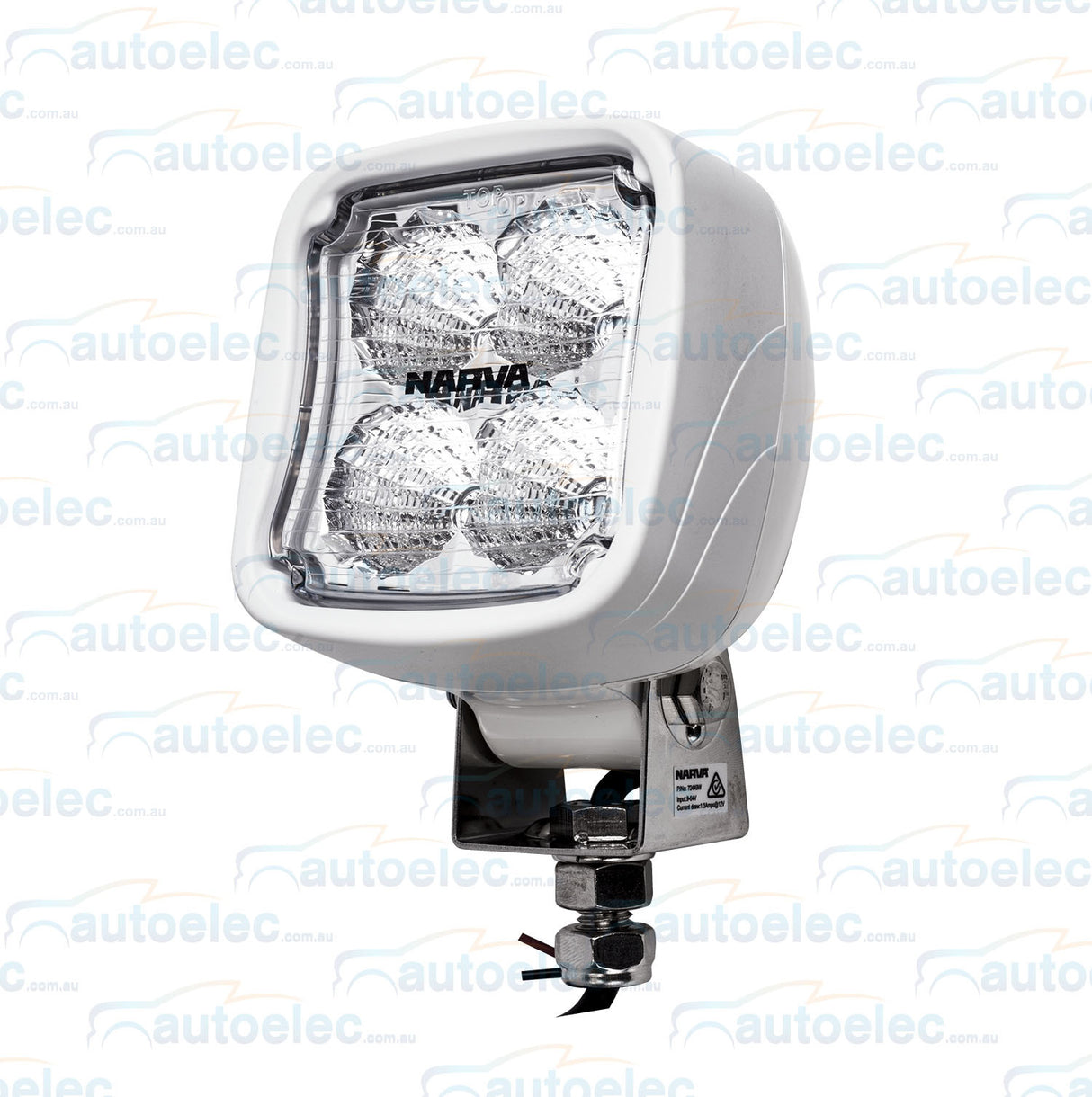 Narva Led Worklight Work Light Flood Beam 12V 12 24V 24 Volt White 72449W