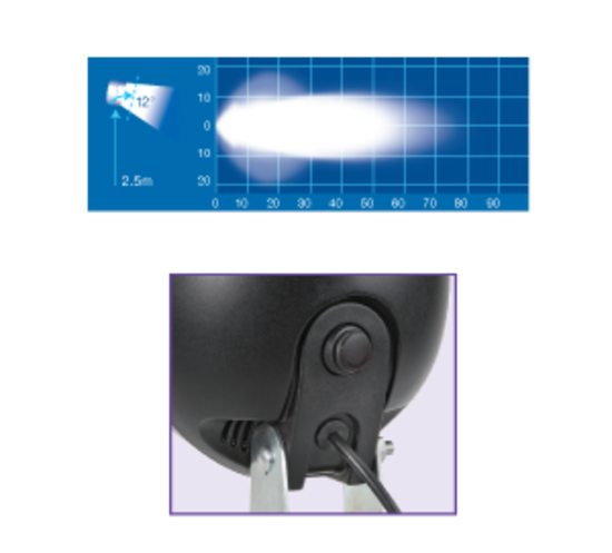 Narva 'Senator' High Powered LED Work Lamp Hybrid Flood Beam - 3500 Lumens