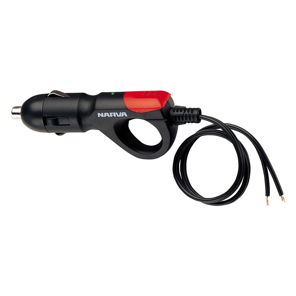 Narva Cigarette Lighter Plug With LED Indicator 81016BL