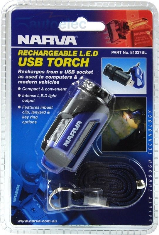 Narva USB Rechargeable Torch