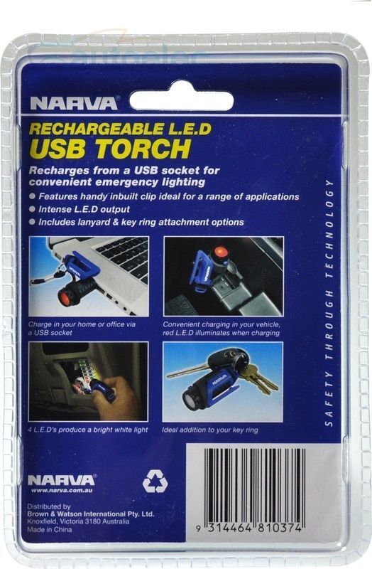 Narva USB Rechargeable Torch