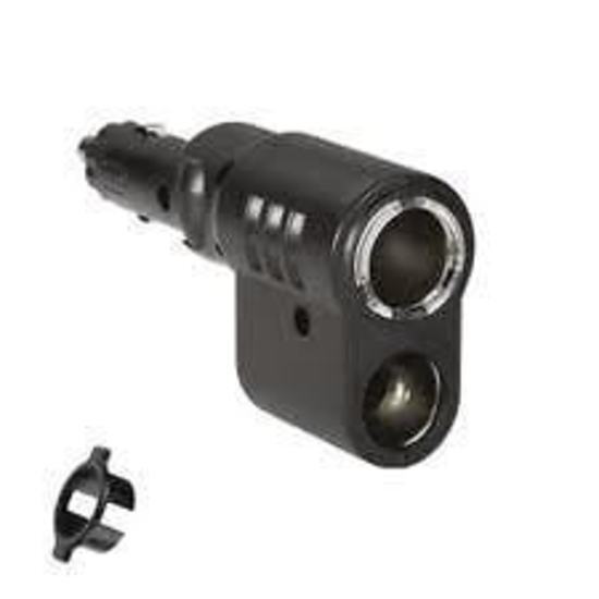 Narva Double Adapter Dual Cigarette Lighter Accessory Socket 12V Caravan 81040