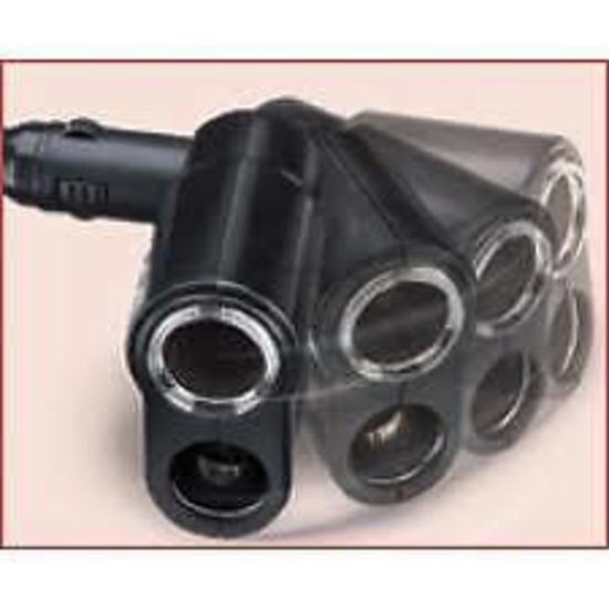 Narva Double Adapter Dual Cigarette Lighter Accessory Socket 12V Caravan 81040