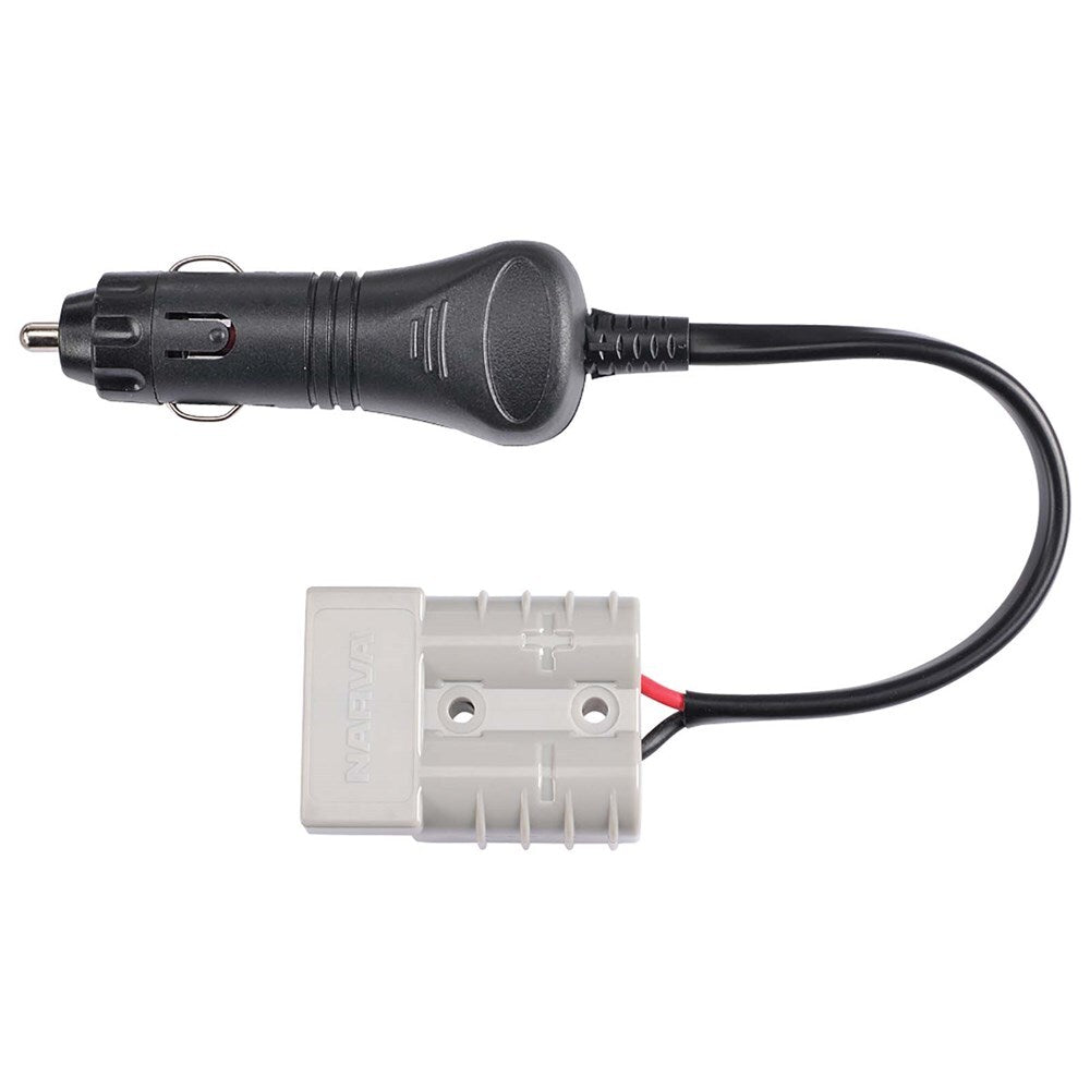Narva 81063BL Heavy-Duty Adaptor (Cigarette Lighter Plug To Battery Connector)