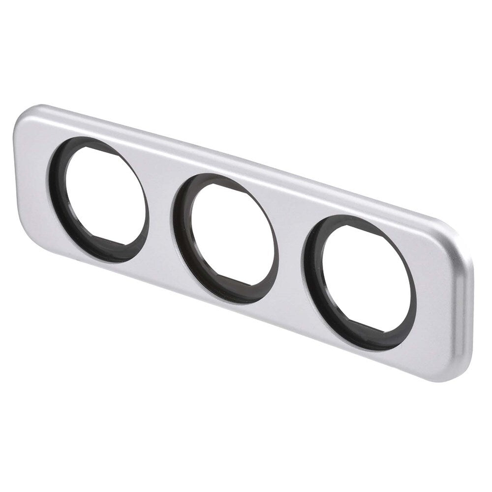 Narva 81189SBL Triple BLank Flush Mount Housing Silver