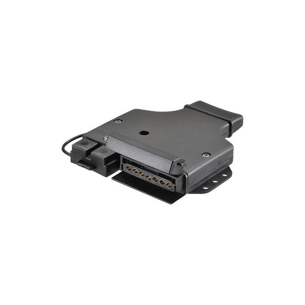 Narva 7 Pin Flat Trailer Socket with Heavy Duty Connector