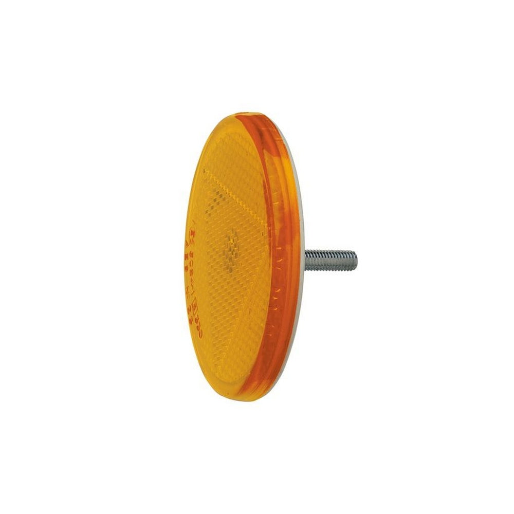 Narva Amber Retro Reflector with Fixing Bolt