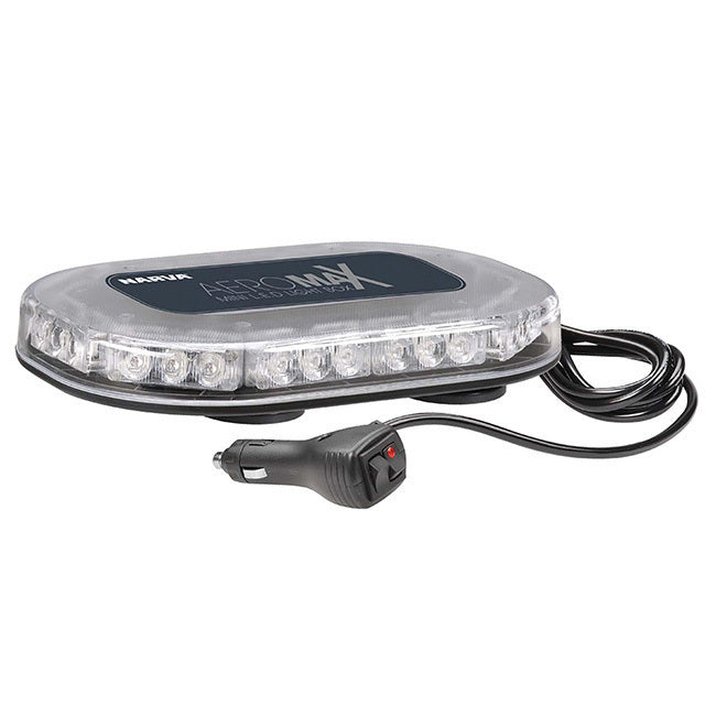 Narva Aeromax Mini Led Light Bar Box Beacon Magnetic Base Cigarette Lead 85012Ac