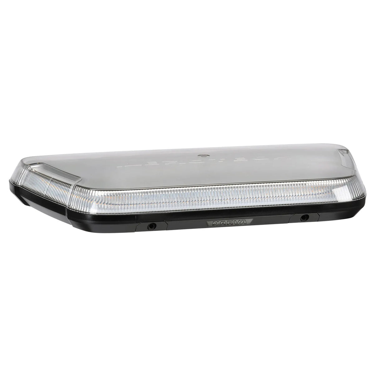 Narva Aerotech LED Low Profile Light Box 10-80V Amber/Clear Lens Permanent Mount 85017AC