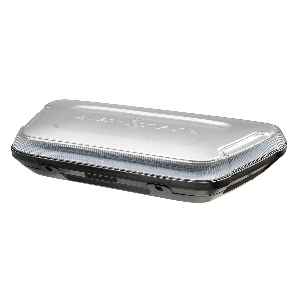 Narva Aerotech LED Low Profile Light Box 10-80V Amber/Clear Lens Permanent Mount 85017AC