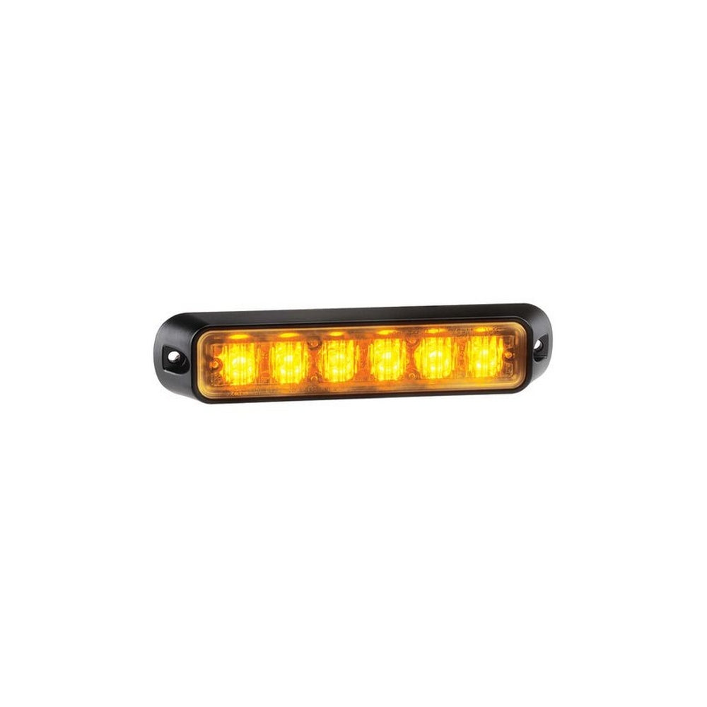 Narva Low Profile High Powered LED Warning Light Amber - 6 x 1 Watt Leds