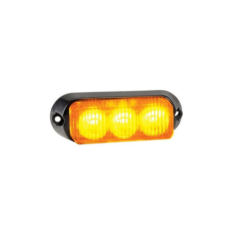 Narva High Powered LED Warning Light Amber - 3 x 1 Watt Leds
