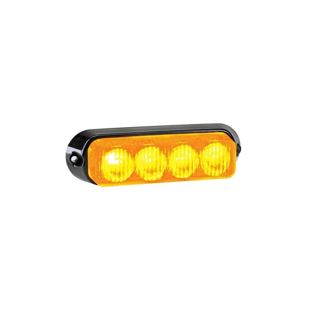 Narva High Powered LED Warning Light Amber - 4 x 1 Watt Leds