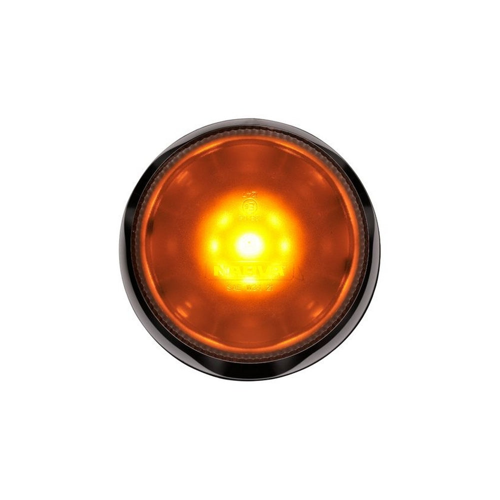 Narva Pulse Ii LED Flange Strobe Amber with Clear Lens
