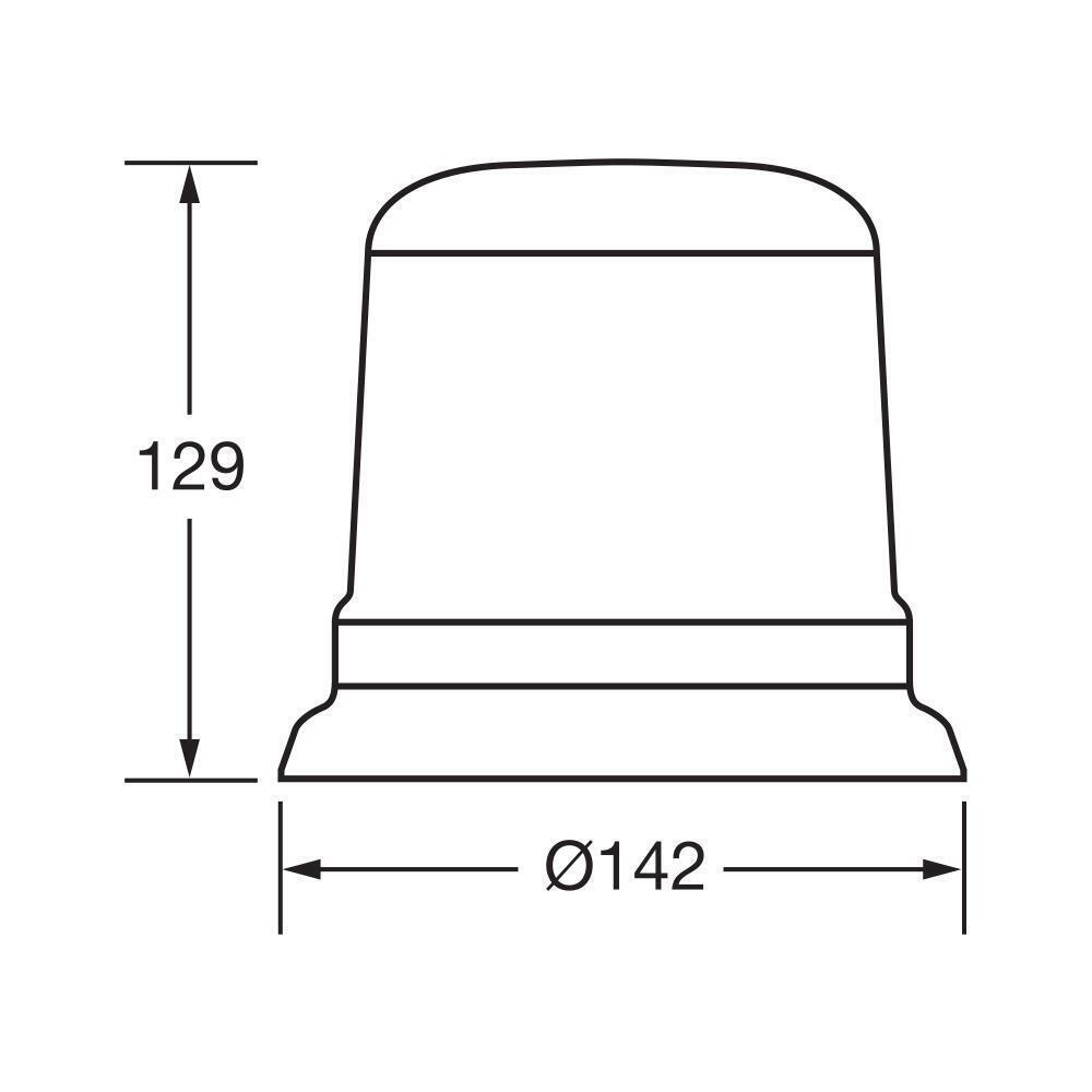 Narva Eurotech LED Flashing Rotating Emergency Light