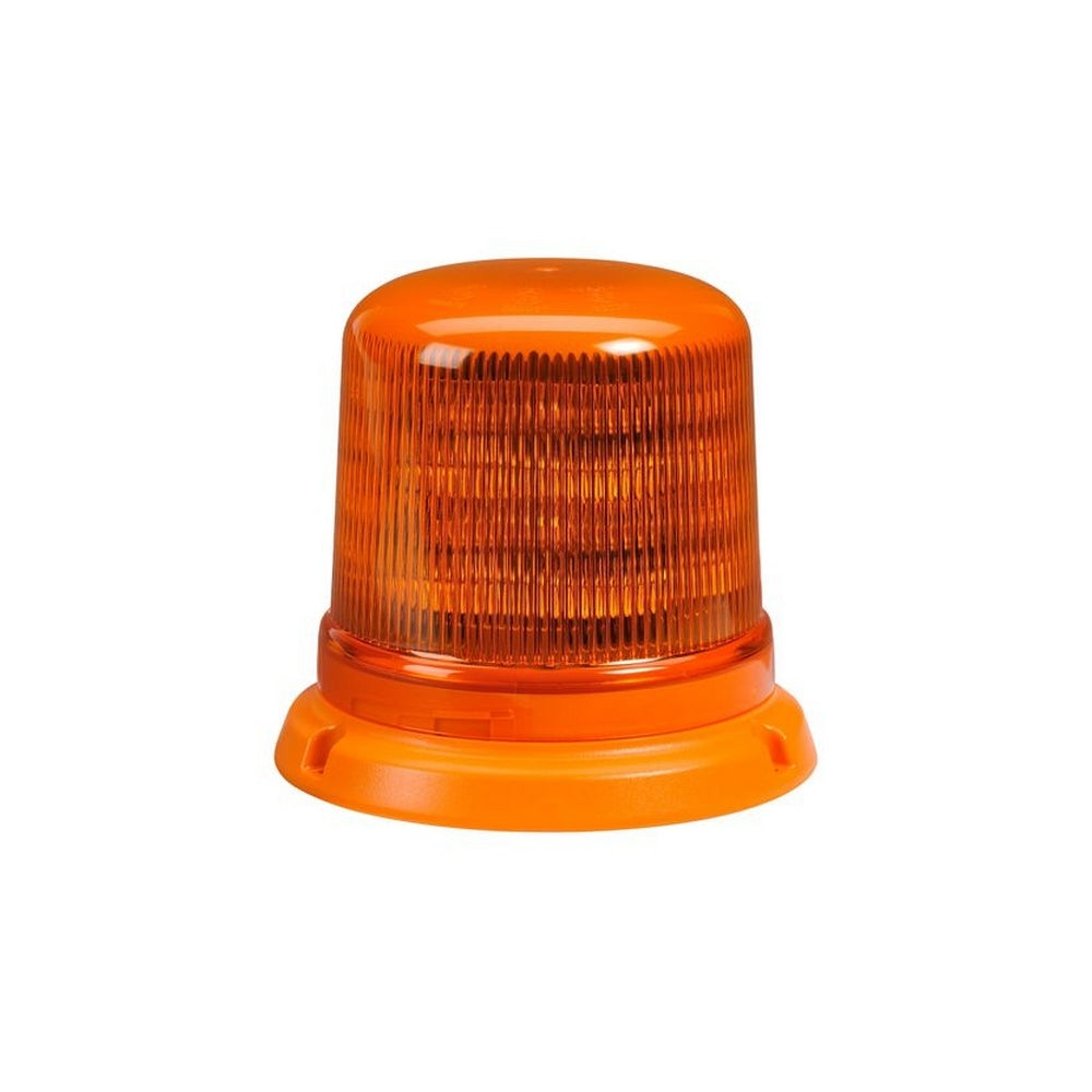Narva Narva Eurotech LED Strobe/Rotator Amber 6 Selectable Flash Patterns, Flange Base