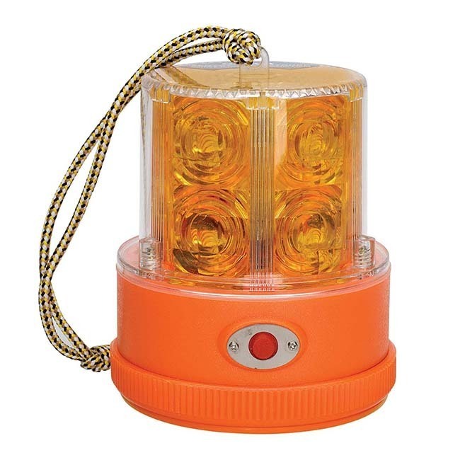 Narva Led Strobe Light Beacon Amber Battery Powered Portable Magnetic New 85320A