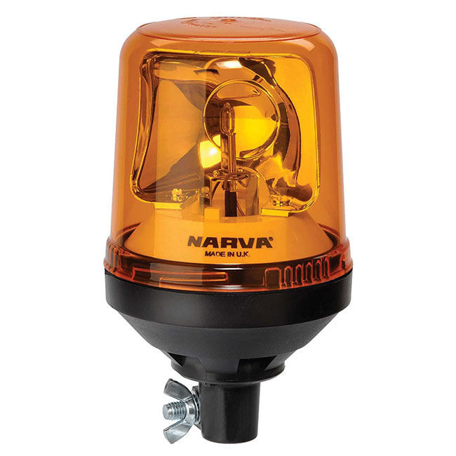 Narva Pole Pipe Mount Base Rotating Light Beacon Amber 12V 12 24 Volt New 85654A