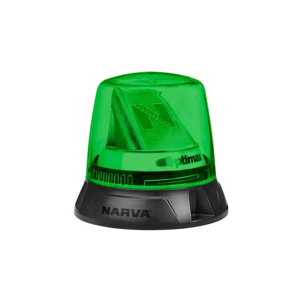 Narva 10-33V Optimax LED Rotating Beacon Flange Amber/Green