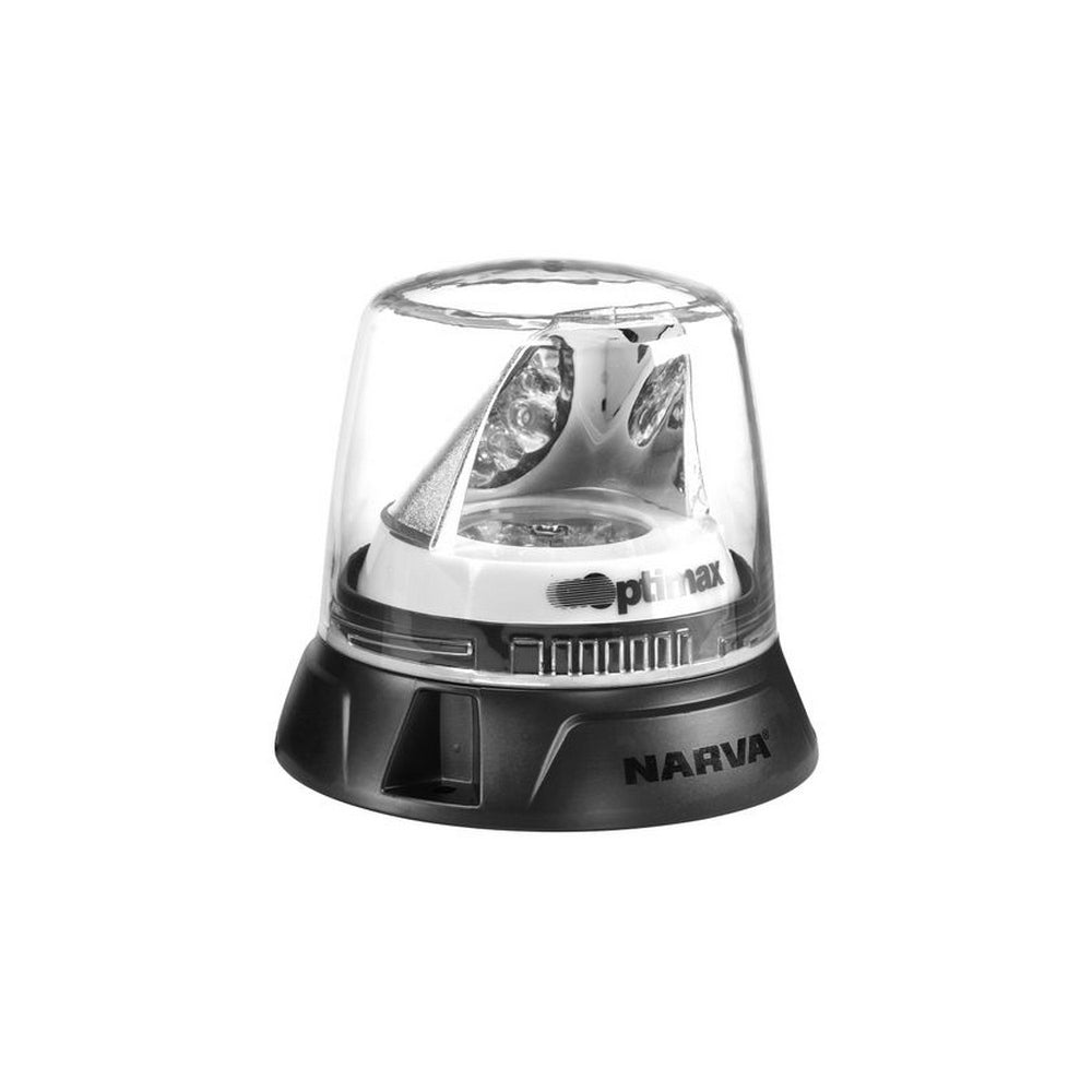 Narva 10-33V Optimax LED Rotating Beacon Flange Amber/Green