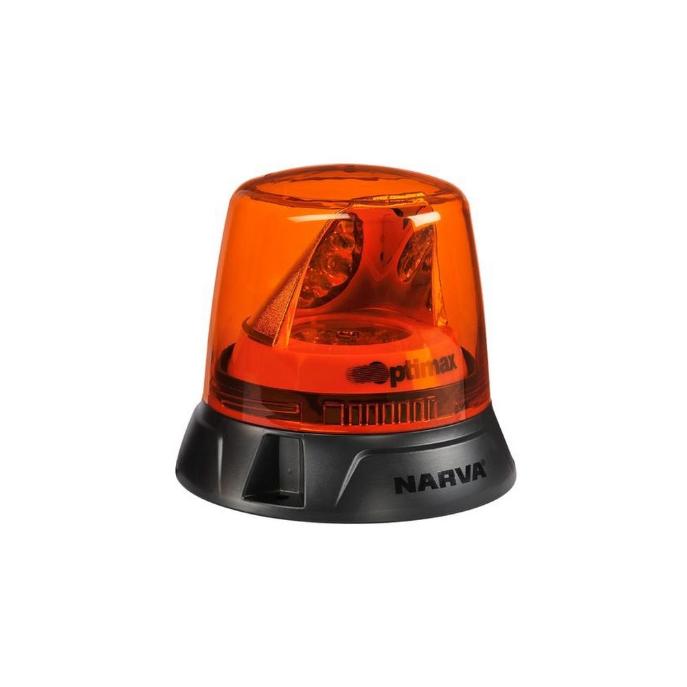 Narva 10-33V Optimax LED Rotating Beacon Flange Amber