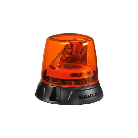 Narva 10-33V Optimax LED Rotating Beacon Flange Amber