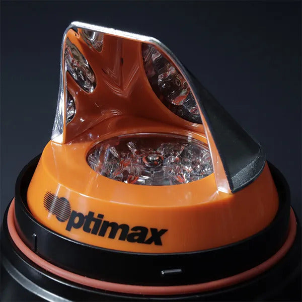 Narva 10-33V Optimax LED Amber Rotating Beacon Pole Mount
