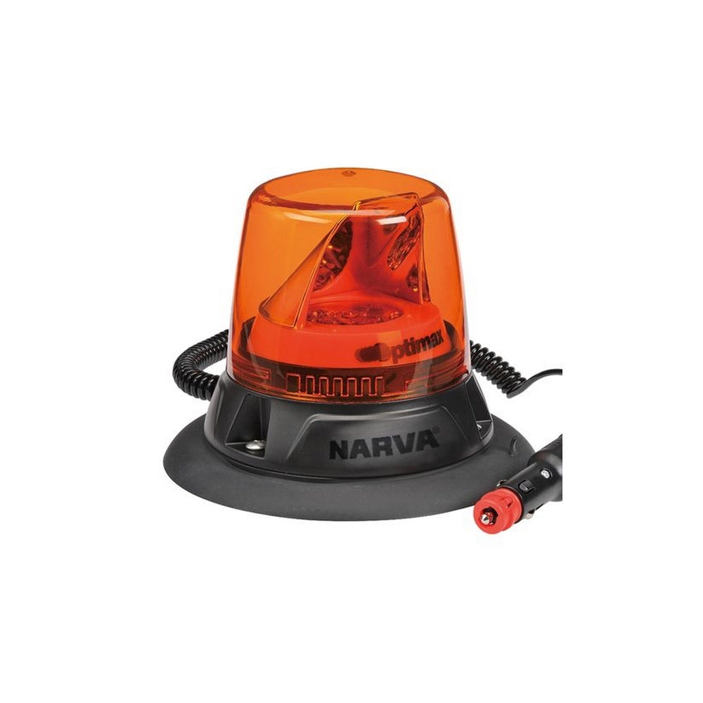 Narva 10-33V Optimax LED Rotating Beacon Magnetic Mount Amber