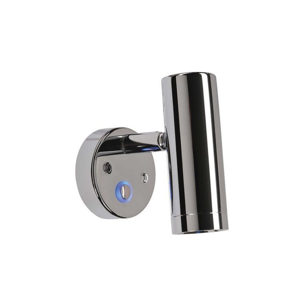 Narva 10-30 Volt Chrome Interior Lamp Dimming with Switch 6000K